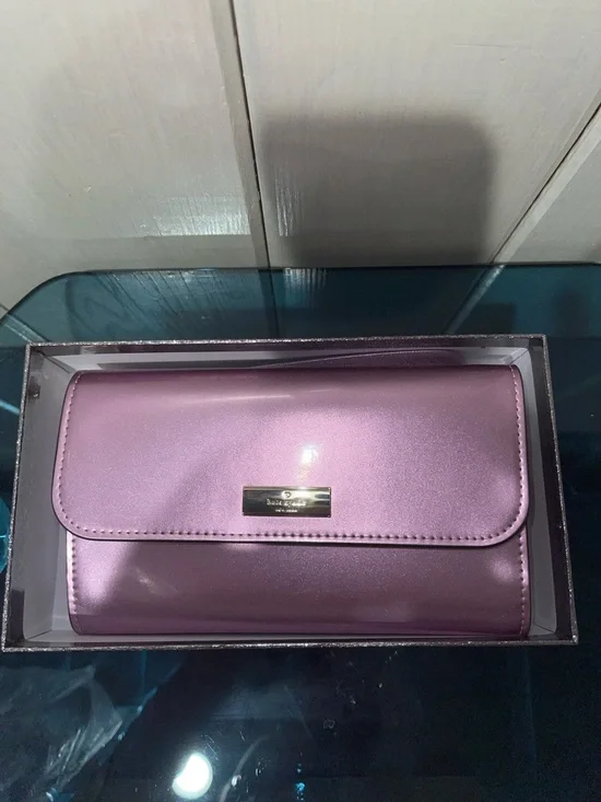 $199 Kate Spade ♠️ Kenzie Medium Wristlet Patent Wallet Quartz Pink NWT in a box - Picture 12 of 12